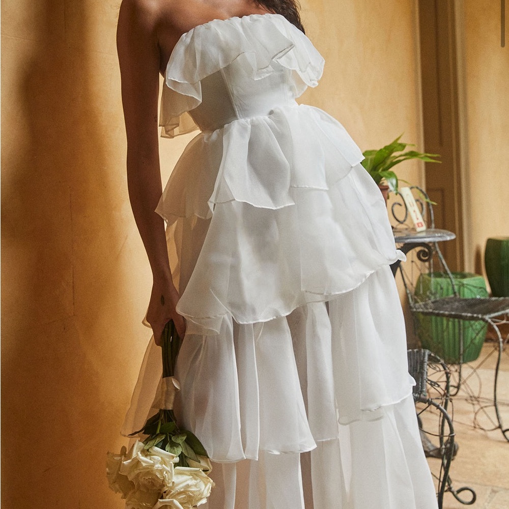 Oceana Layered Ruffle Maxi Dress